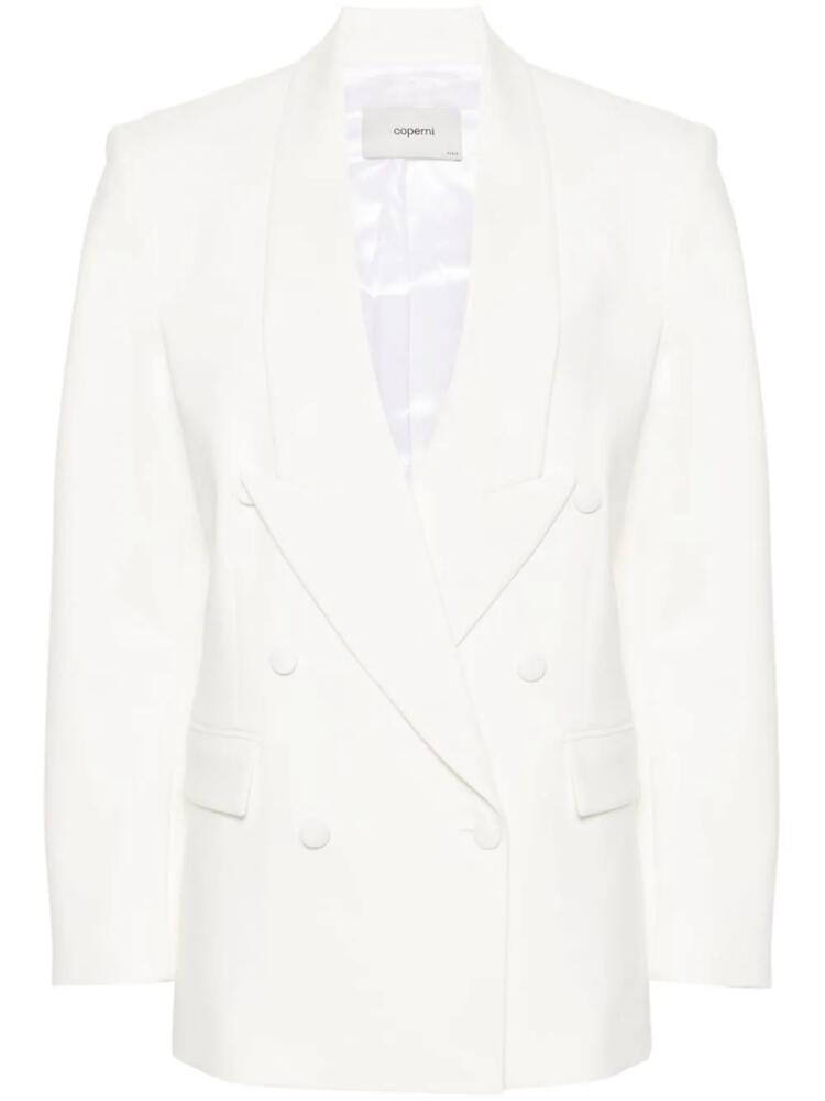 Coperni double-breasted tailored blazer - White Cover