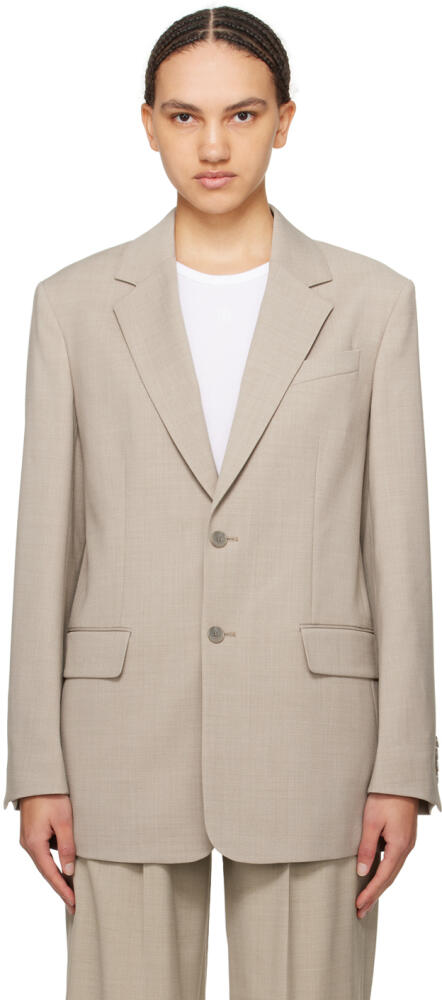 Filippa K Taupe Davina Blazer Cover