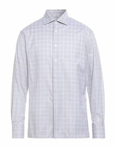 Dunhill Man Shirt Light grey Cotton Cover