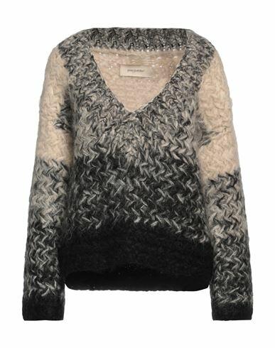 Gentryportofino Woman Sweater Black Mohair wool, Polyester, Virgin Wool Cover