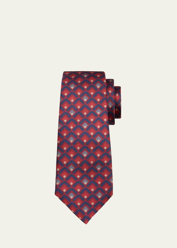 Kiton Men's Square Silk Tie Cover