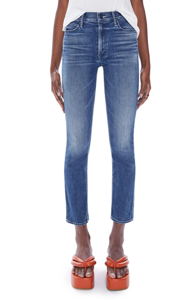 MOTHER The Dazzler Mid Rise Ankle Straight Leg Jeans in Wish On A Star Cover