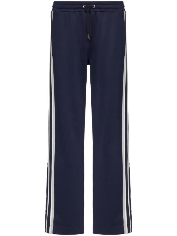 Valentino Garavani VLogo Signature-patch track pants - Blue Cover