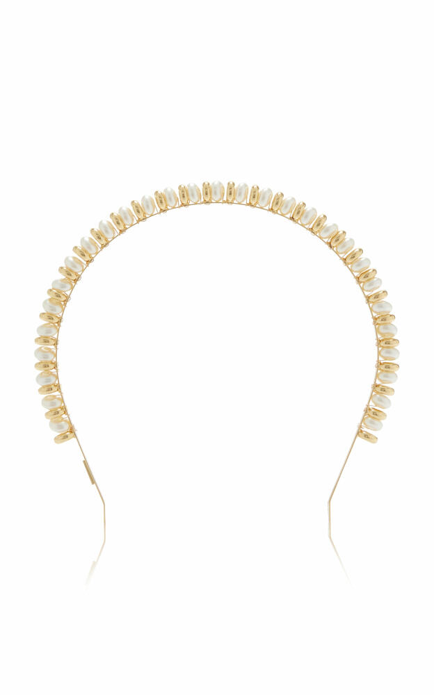 Lelet NY - Jasmine Pearl Headband - Gold Cover