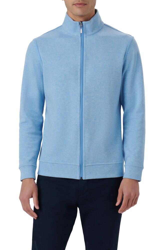 Bugatchi Reversible Knit Jacket in Air Blue Cover