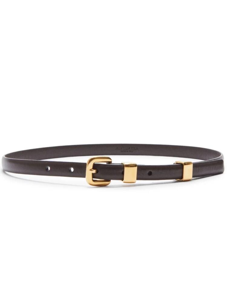 Altuzarra buckled leather belt - Brown Cover