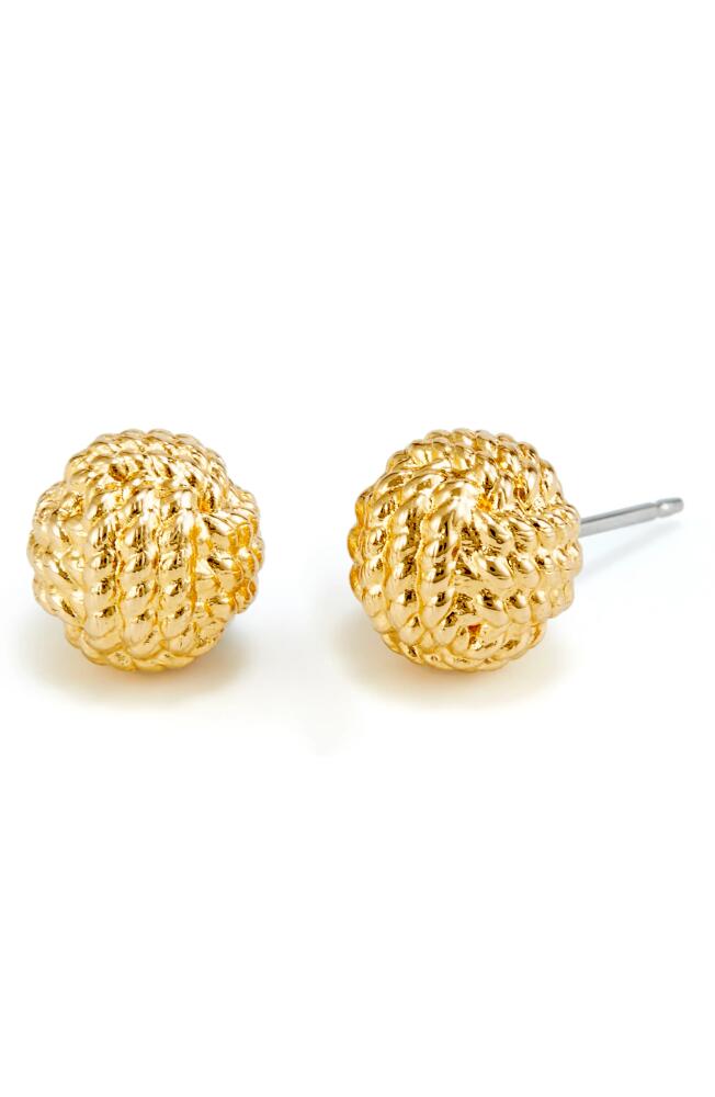 Brook and York Parker Knot Stud Earrings in Gold Cover