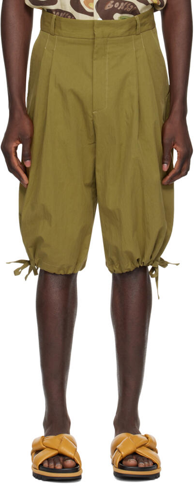 Bonsai Khaki Drawstring Shorts Cover