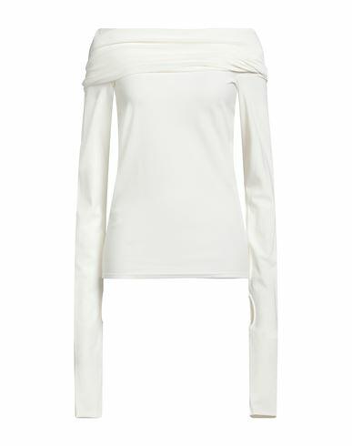 Quira Woman T-shirt Cream Viscose, Polyester Cover