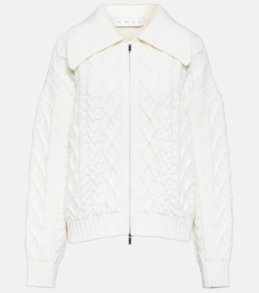 Proenza Schouler White Label cable-knit wool cardigan Cover