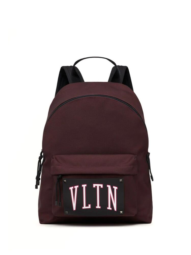 Valentino Garavani VLTN logo patch backpack - Red Cover