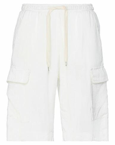 Imperial Man Shorts & Bermuda Shorts White Linen, Cotton, Elastane Cover