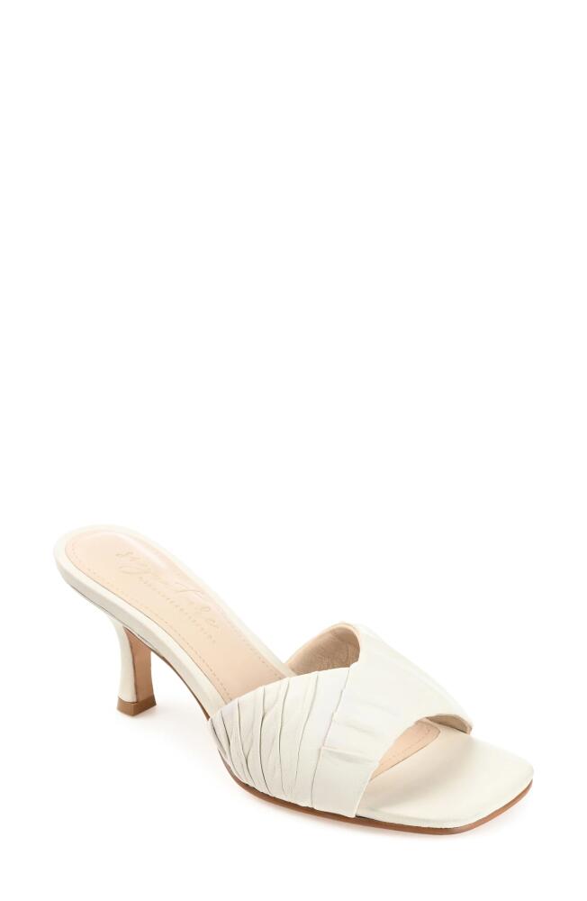 Journee Signature Juliette Sandal in Bone Cover