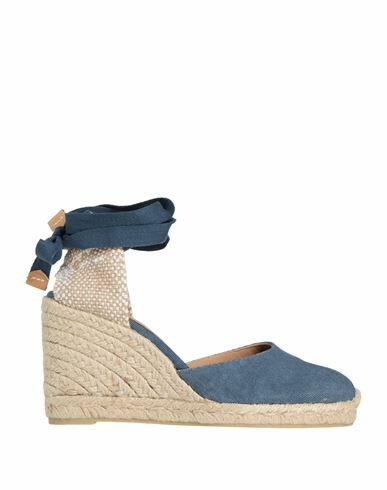 Castañer Woman Espadrilles Slate blue Textile fibers Cover