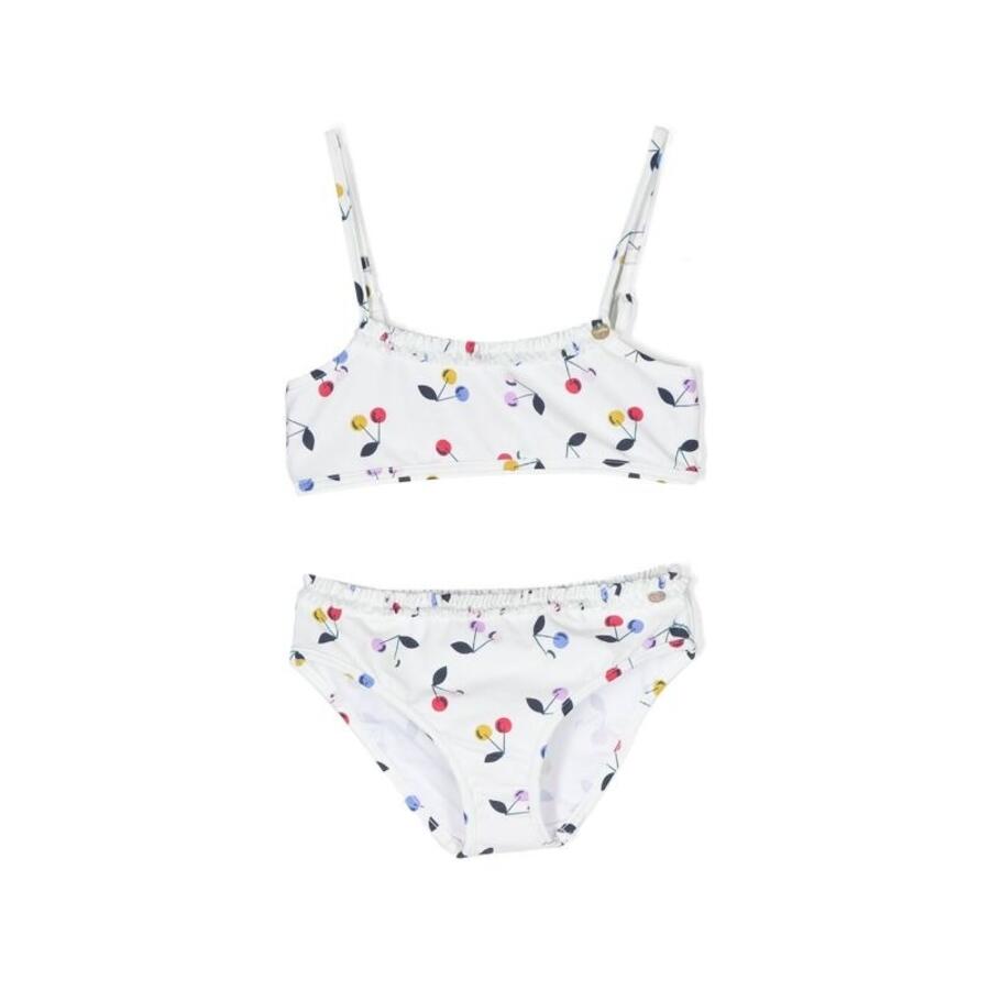 Bonpoint Cherry-Printed Two Piece Swimsuit Cover