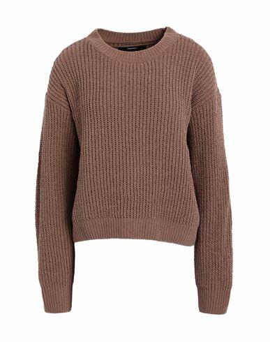 Vero Moda Woman Sweater Brown Polyester Cover