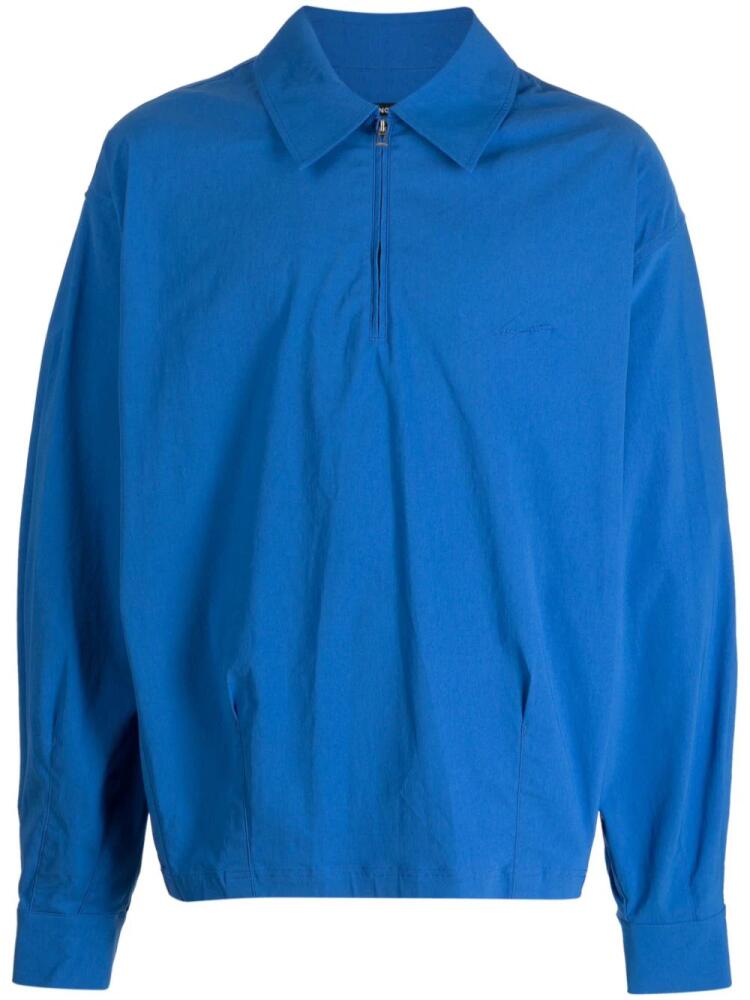 SONGZIO Dart half-zip shirt - Blue Cover