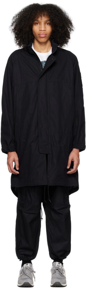 Comme des Garçons Homme Navy Patch Coat Cover