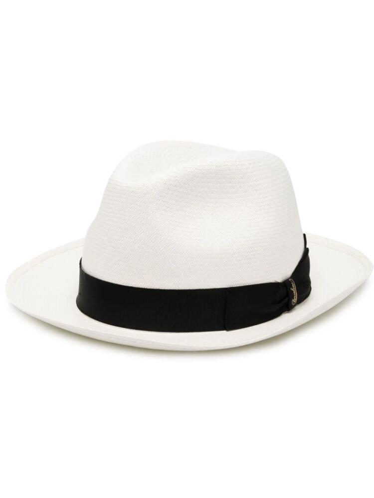 Borsalino Federico Panama straw hat - White Cover