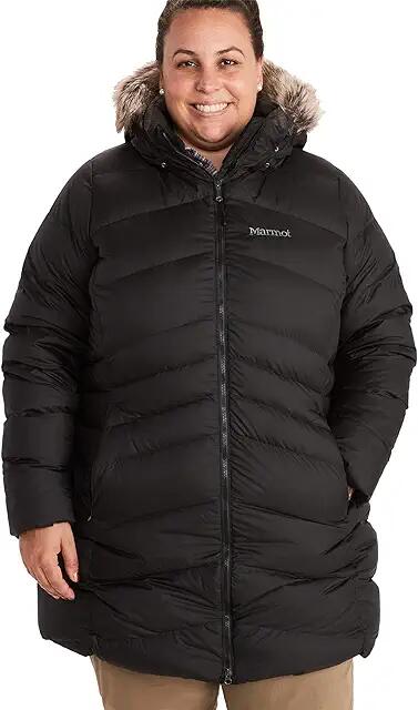 Marmot Plus Size Montreal Coat (Black) Women's Clothing Cover