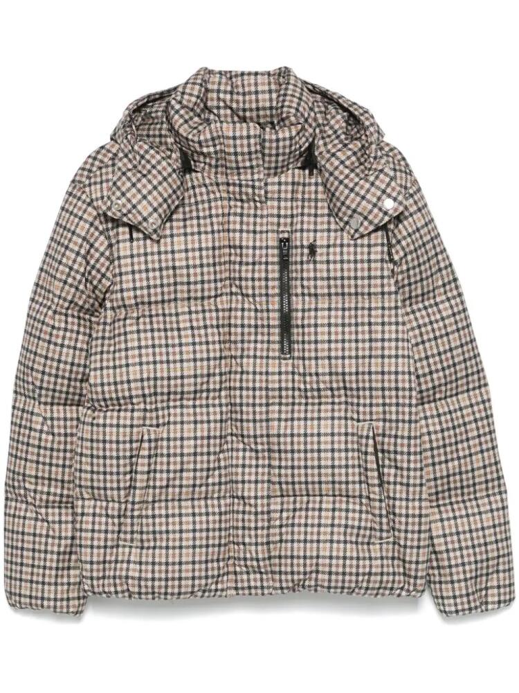 Polo Ralph Lauren houndstooth quilted jacket - Neutrals Cover