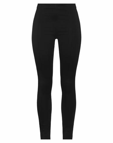 Cristinaeffe Woman Leggings Black Viscose, Polyamide, Elastane Cover