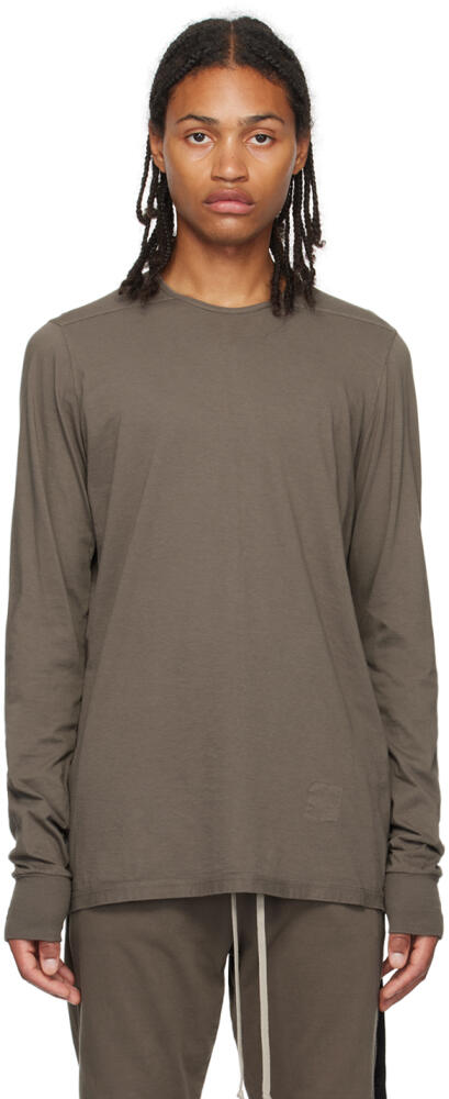 Rick Owens DRKSHDW Gray Level Long Sleeve T-Shirt Cover