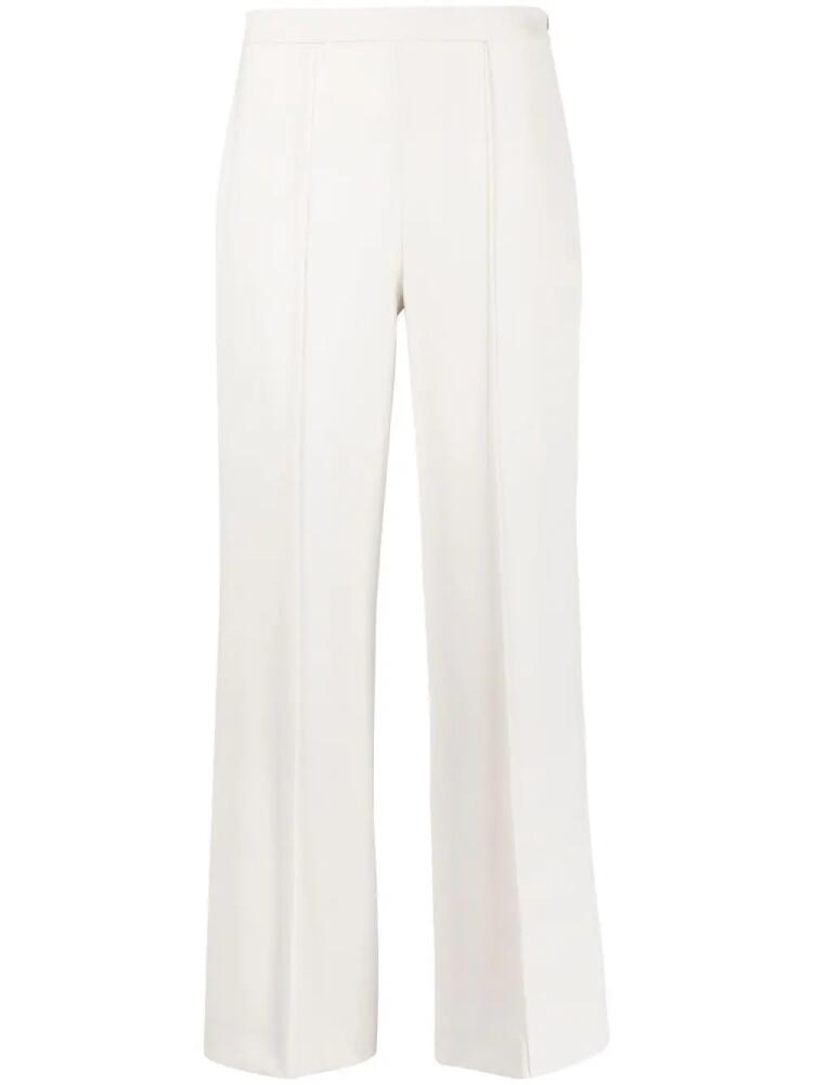 'S Max Mara knitted cropped flared trousers - Neutrals Cover