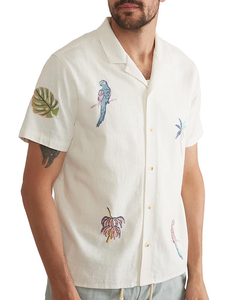 Marine Layer Embroidered Resort Shirt Cover