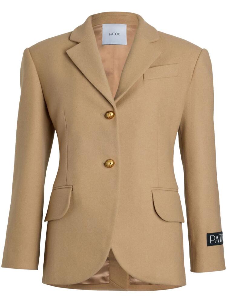 Patou belted jacket - Neutrals Cover