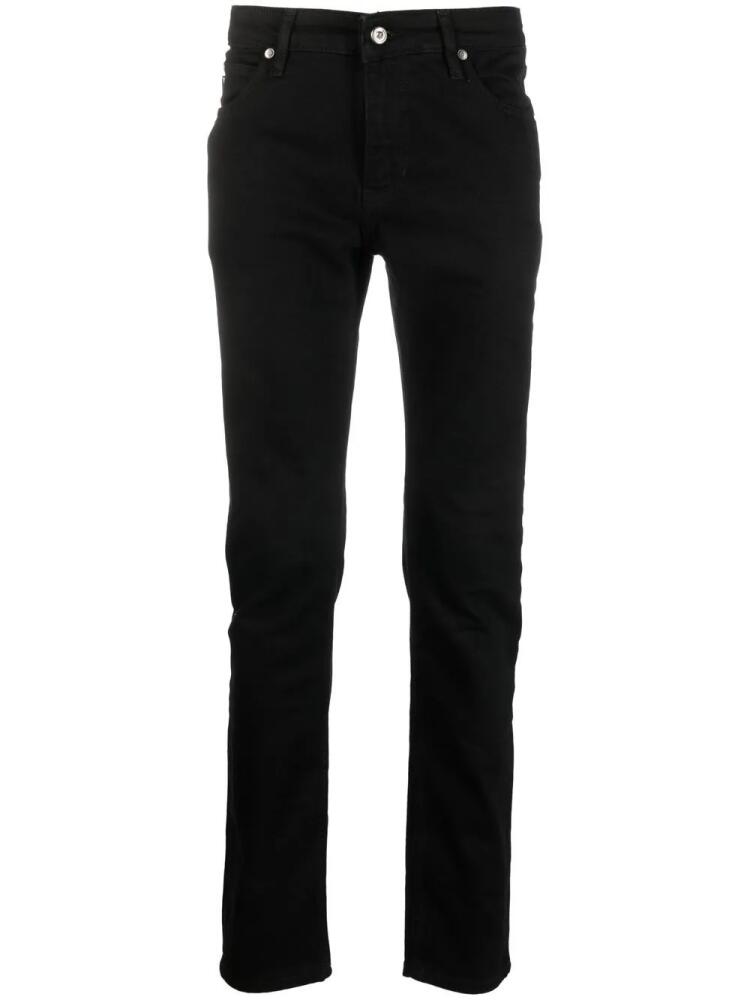 Just Cavalli logo-patch skinny jeans - Black Cover