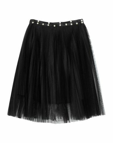 Liu •jo Woman Midi skirt Black Polyester Cover