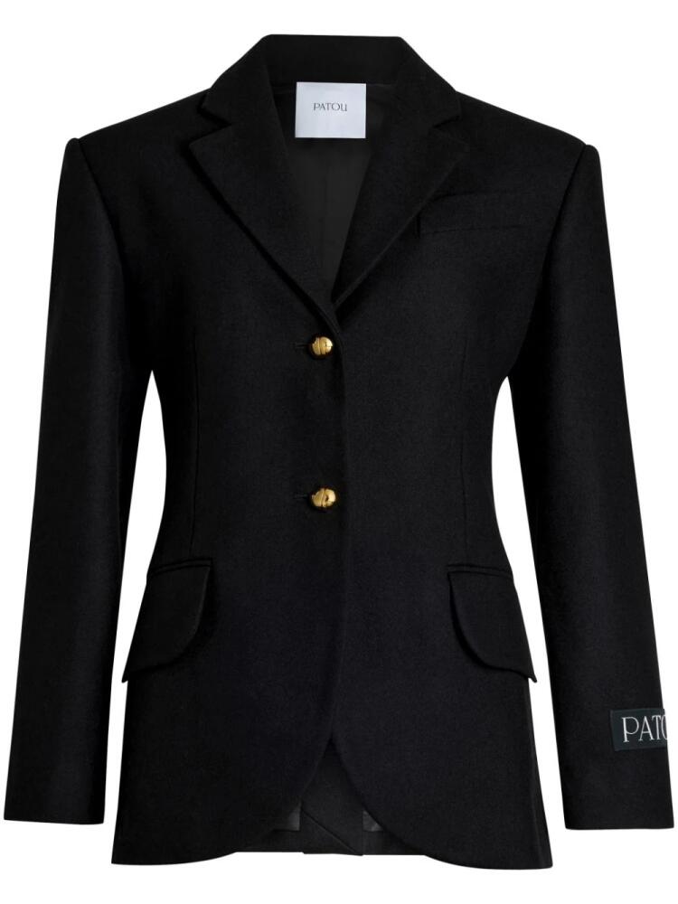 Patou belted jacket - Black Cover