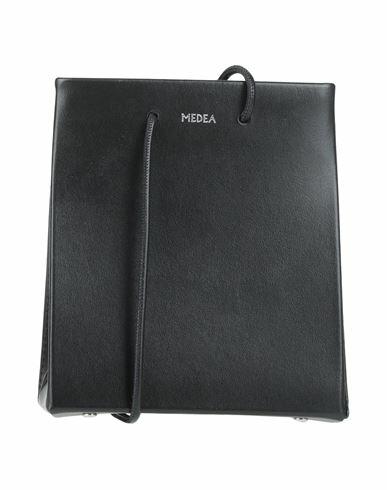 Medea Woman Cross-body bag Black Leather Cover