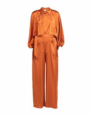 Berna Woman Jumpsuit Orange Polyester Cover