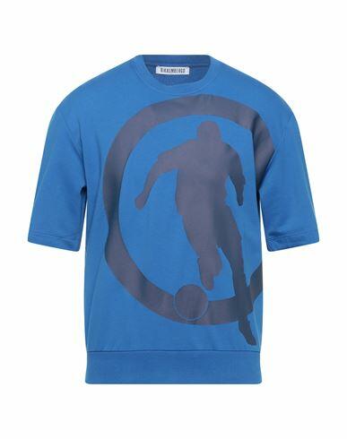 Bikkembergs Man T-shirt Blue Cotton, Elastane Cover