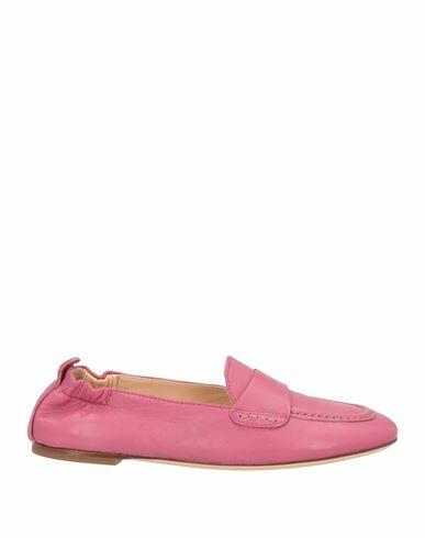 Agl Woman Loafers Magenta Soft Leather Cover