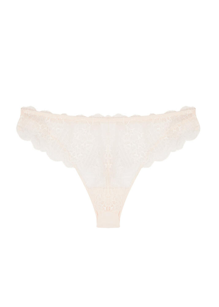 Simone PÉRÈLE Reve Lace Thong - Light Pink Cover