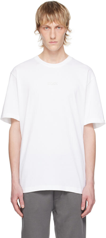 BOSS White Bonded T-Shirt Cover