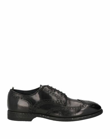 Officine Creative Italia Man Lace-up shoes Black Leather Cover