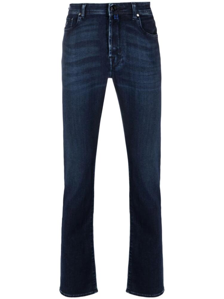 Jacob Cohën mid-rise slim-cut jeans - Blue Cover