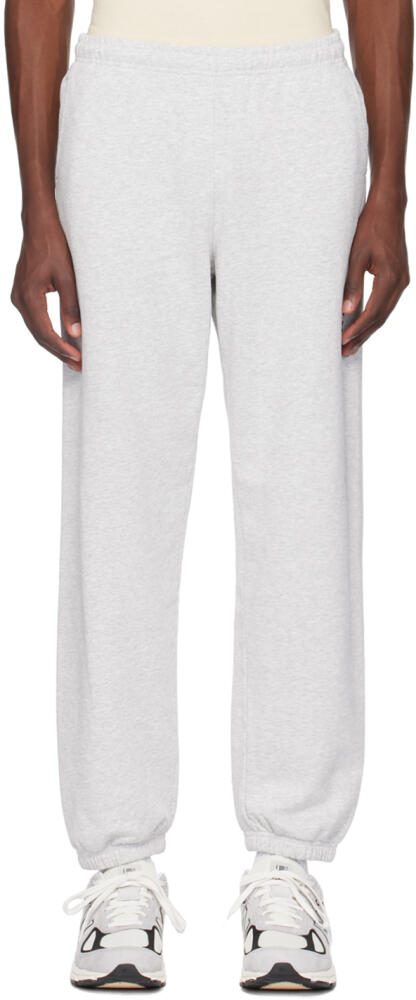 Sporty & Rich Gray Starter Sweatpants Cover