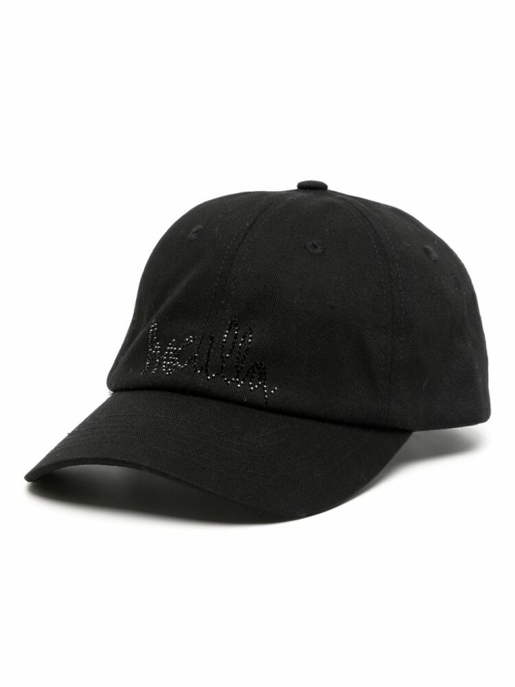 Haculla logo-embroidered cotton baseball cap - Black Cover