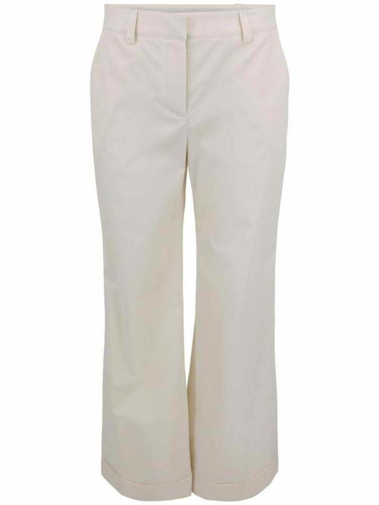 TWP Howard wide-leg trousers - White Cover