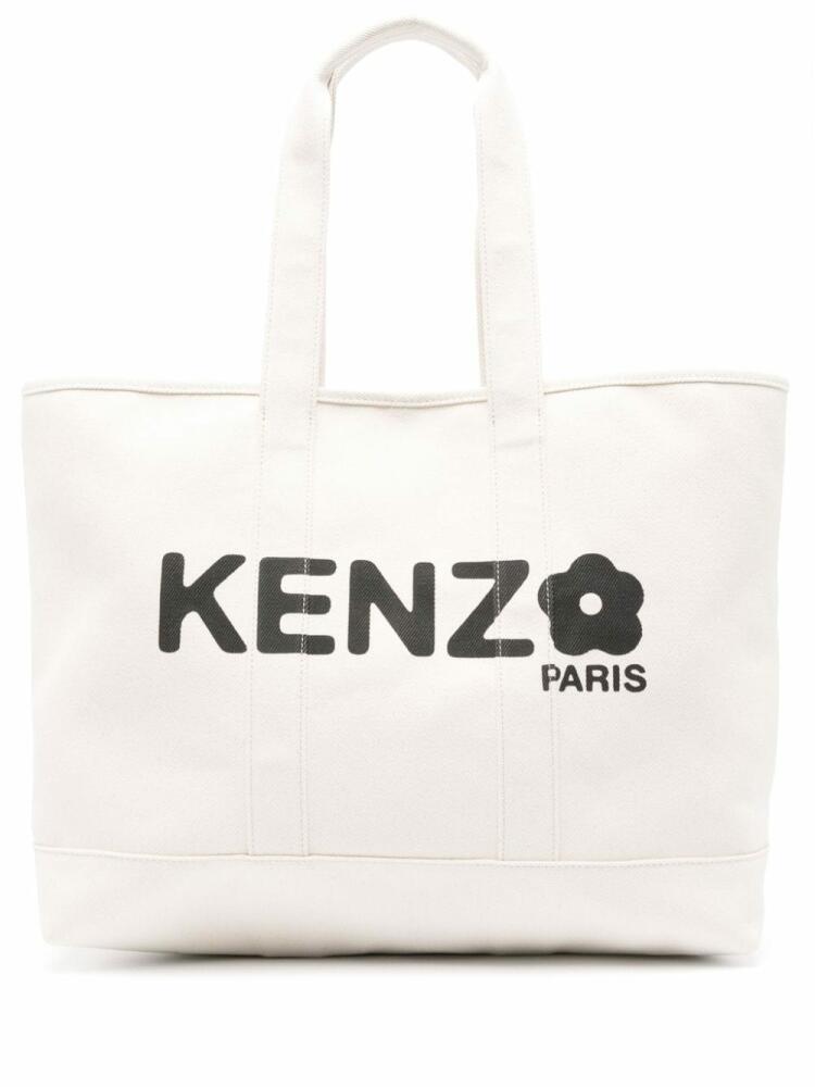 Kenzo large Kenzo Utility tote bag - White Cover