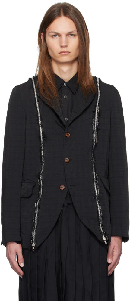 Black Comme des Garçons Black Zip Blazer Cover