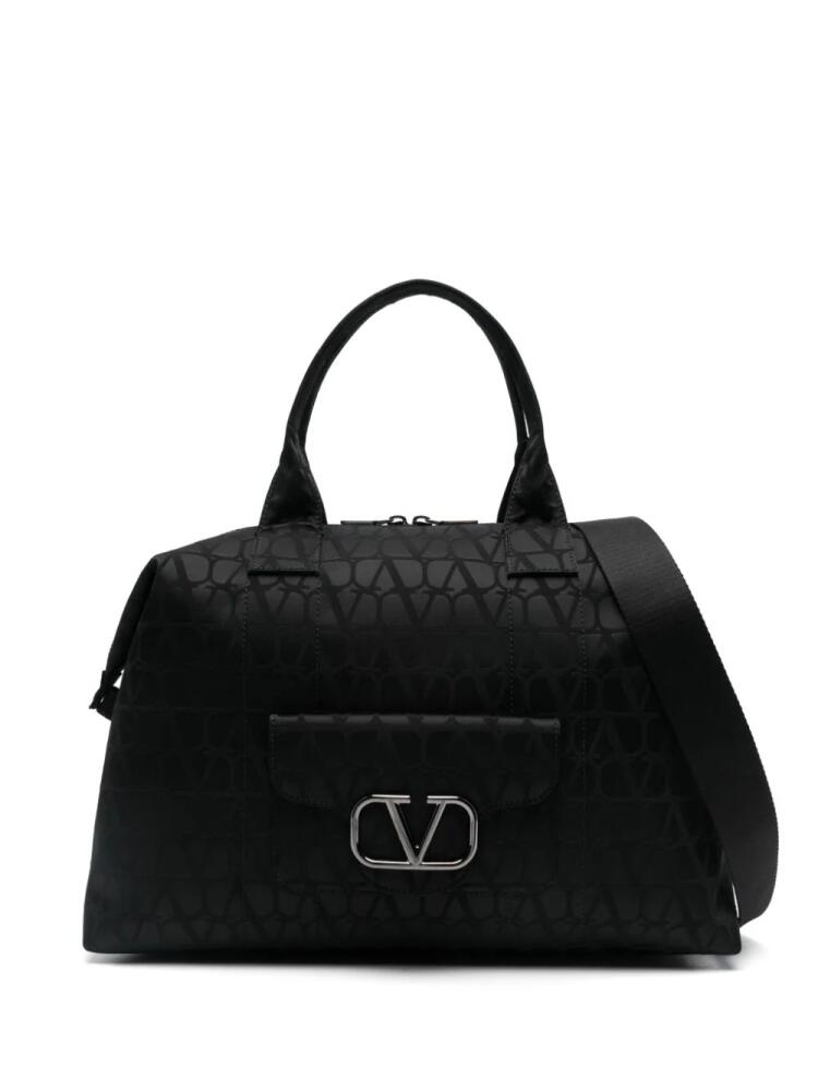 Valentino Garavani Toile Iconographe-print holdall bag - Black Cover