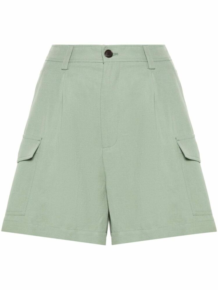 Woolrich pleated cargo shorts - Green Cover