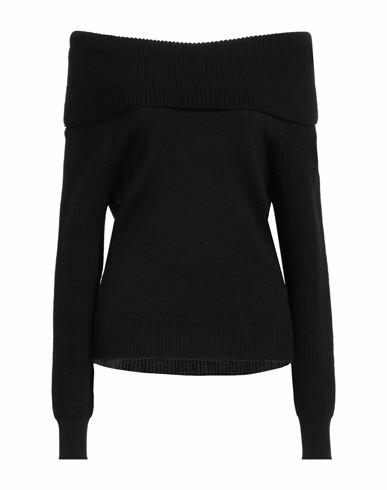 Arovescio Woman Sweater Black Virgin Wool Cover