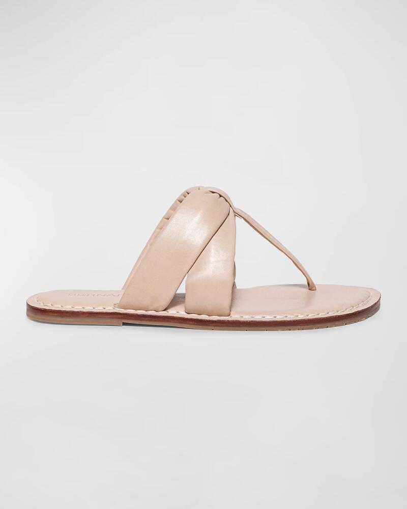 Bernardo Leather Flat Thong Slide Sandals Cover